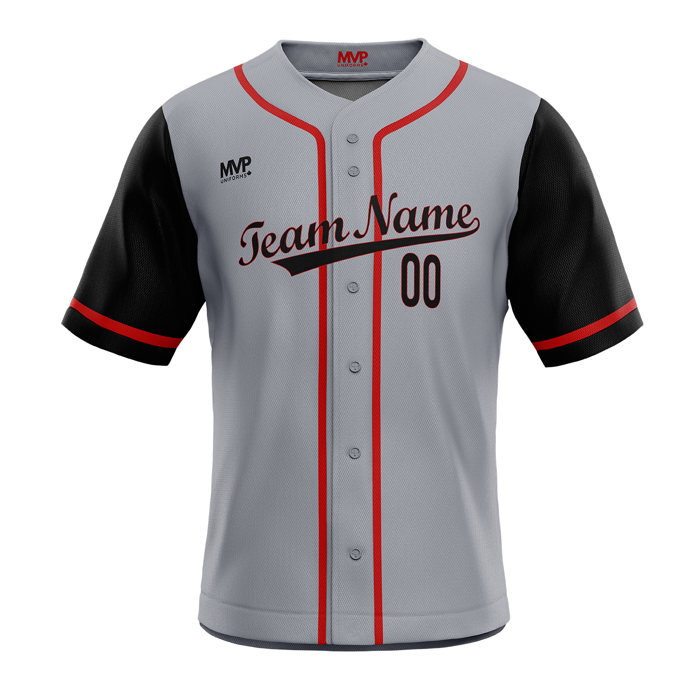 Custom Full Button Baseball Jerseys