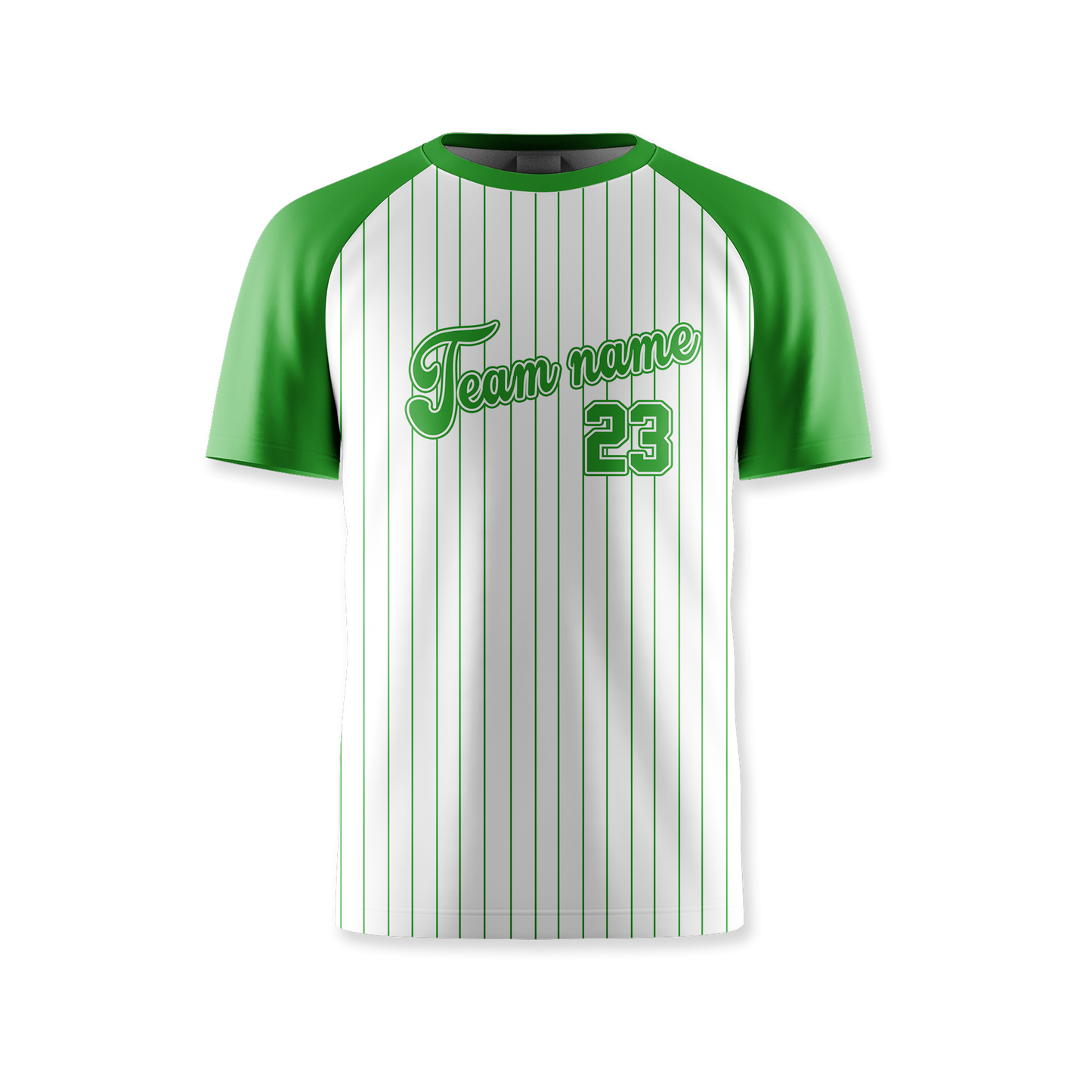 Athletic Top - Short Sleeve - Pinstripes