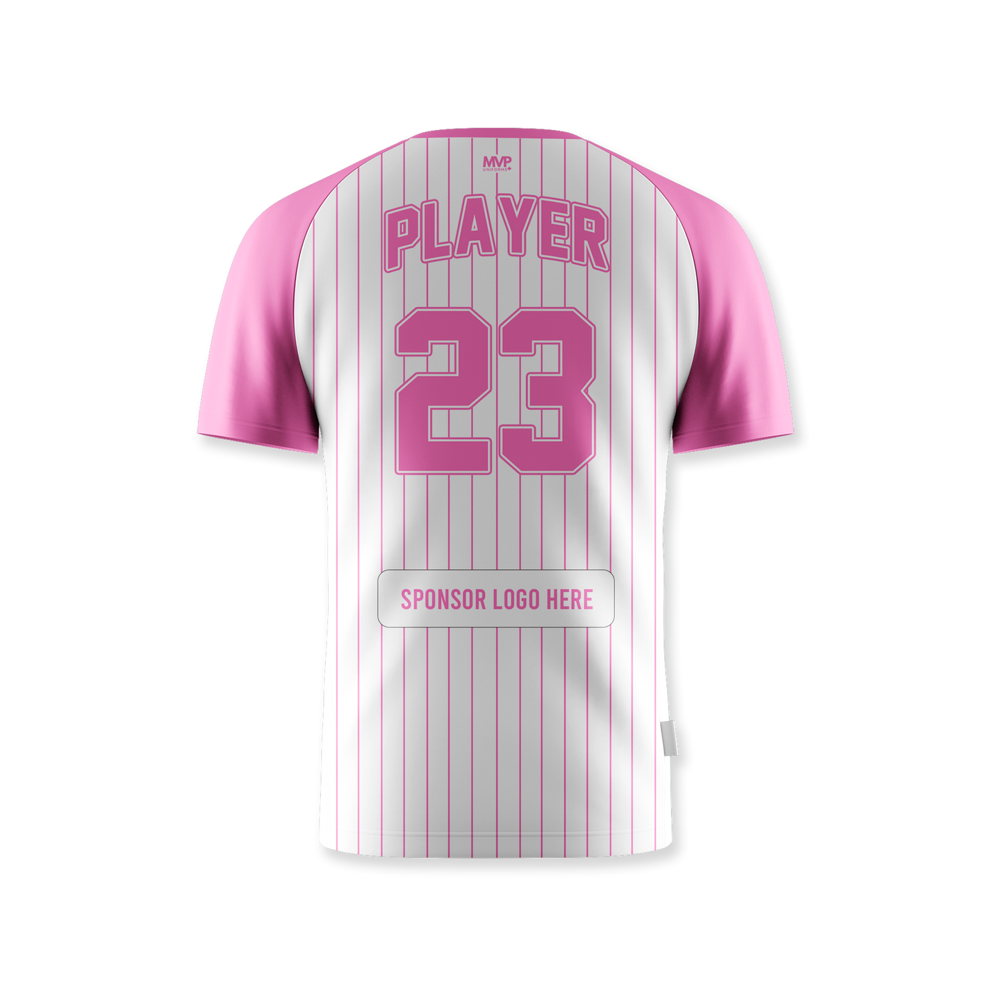Athletic Top - Short Sleeve - Pinstripes