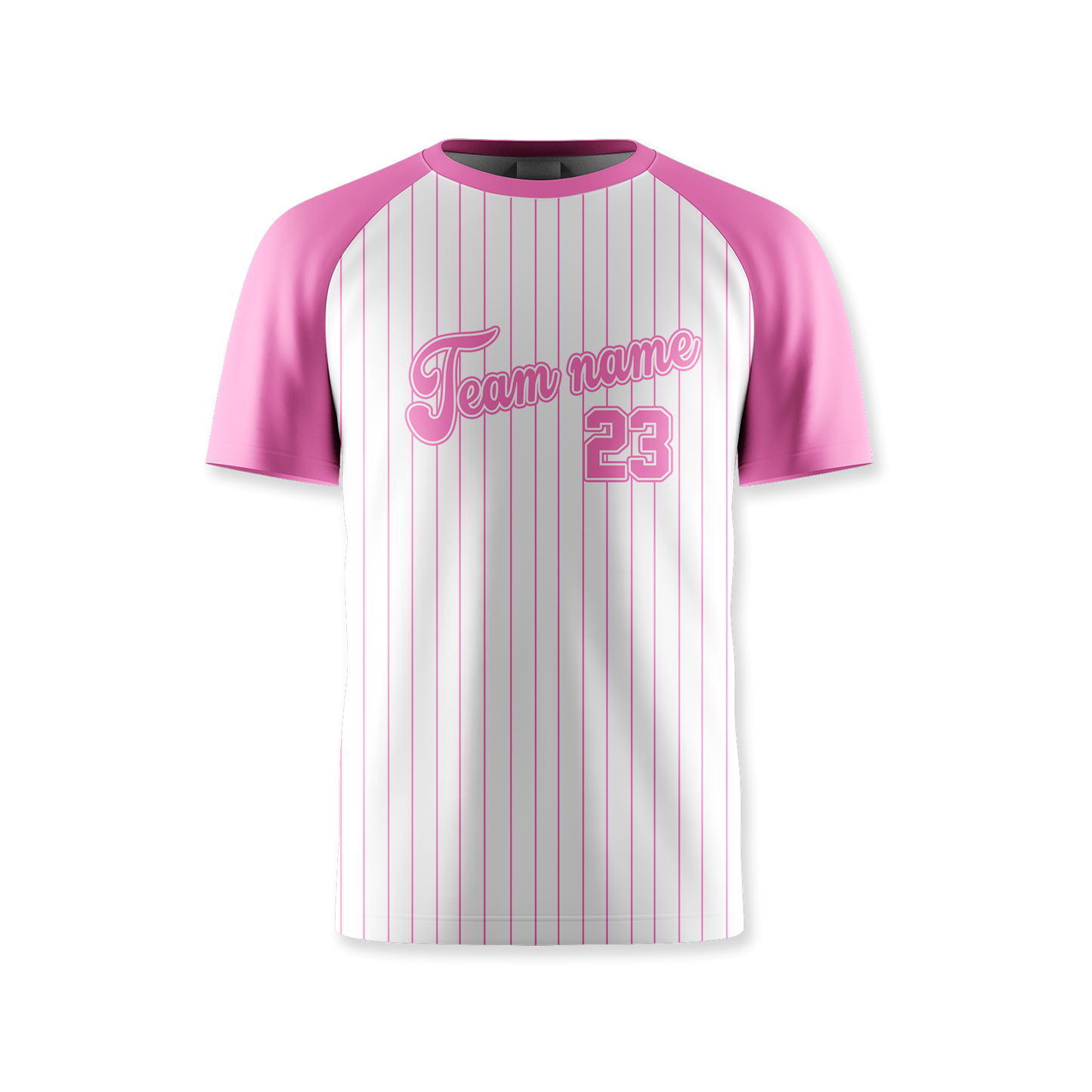 Athletic Top - Short Sleeve - Pinstripes