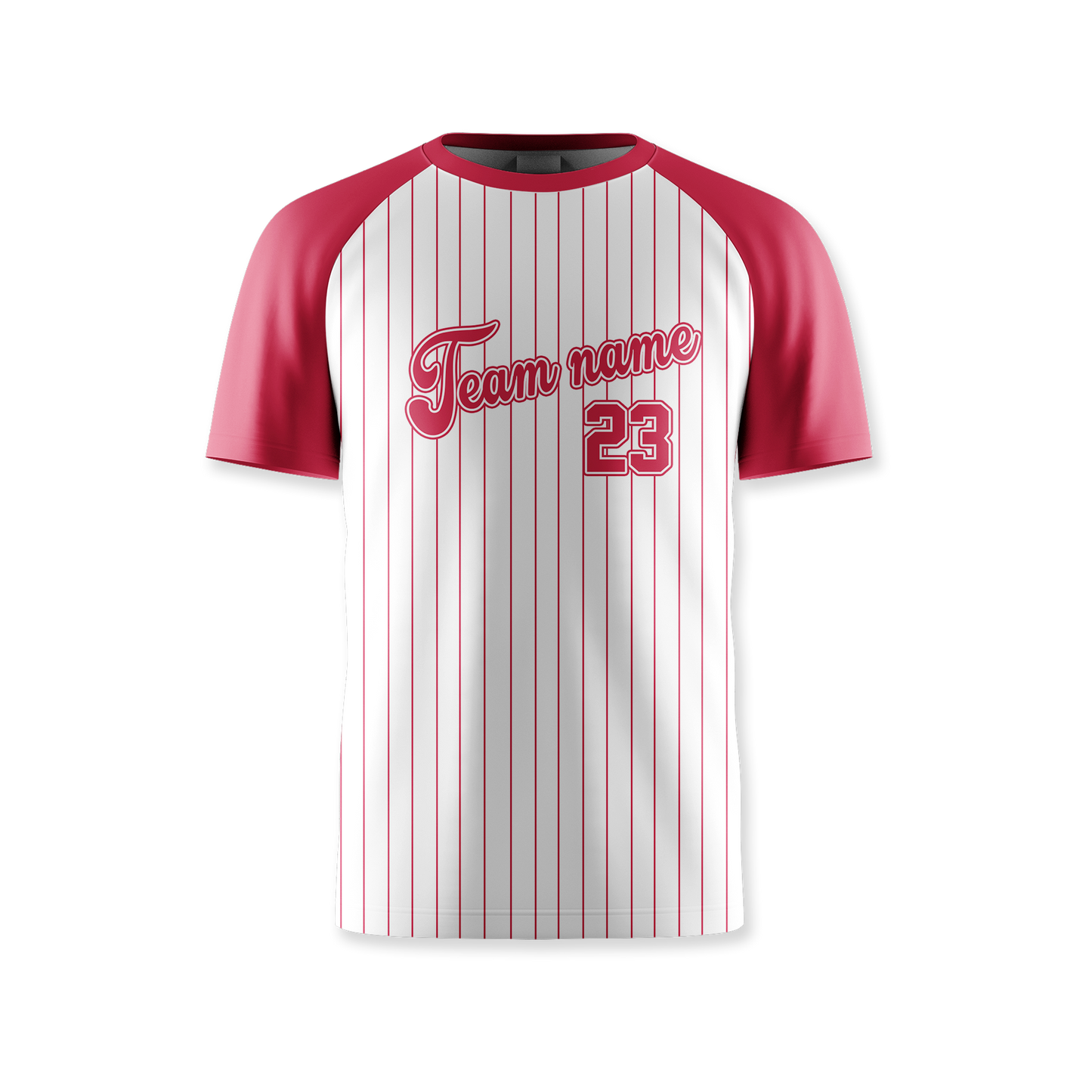 Athletic Top - Short Sleeve - Pinstripes