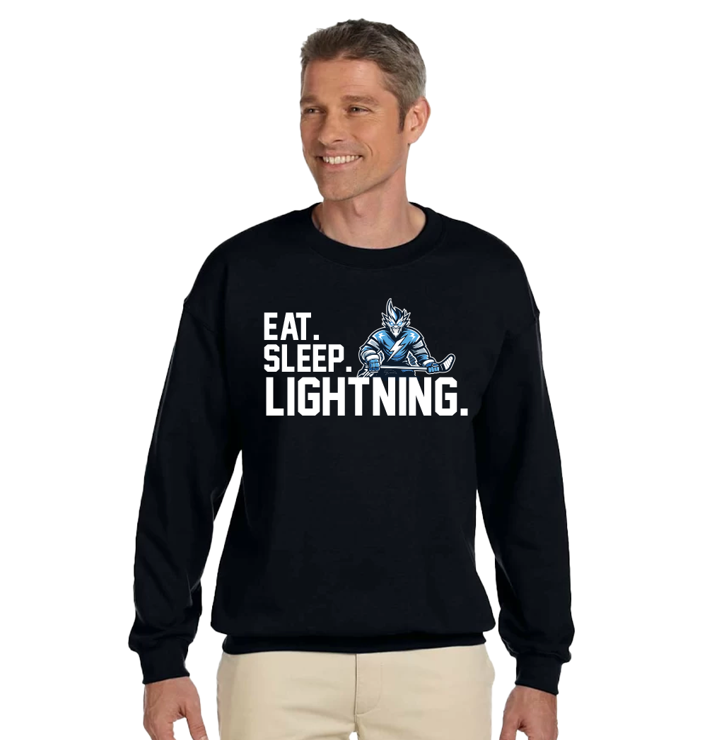 LH Crewneck - Eat Sleep Lightning