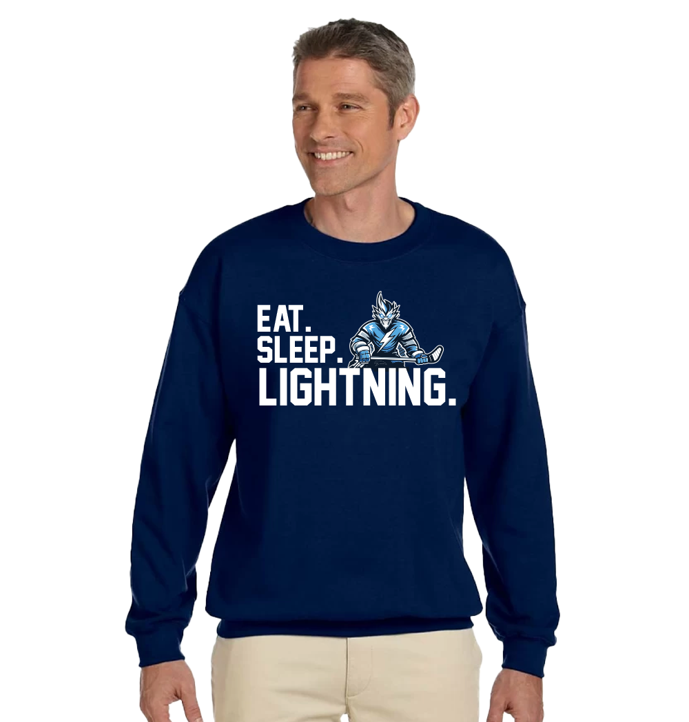 LH Crewneck - Eat Sleep Lightning