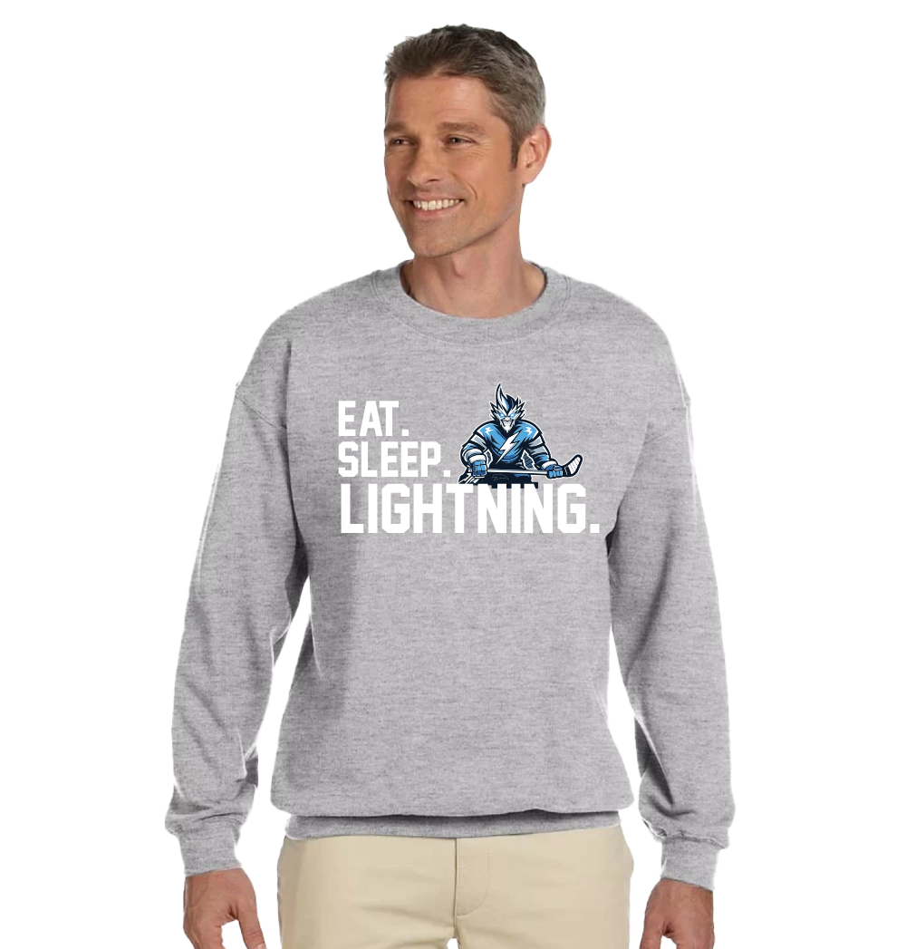 LH Crewneck - Eat Sleep Lightning
