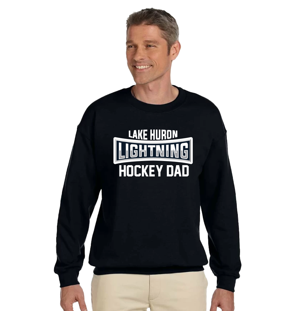 LH Crewneck - Hockey Dad