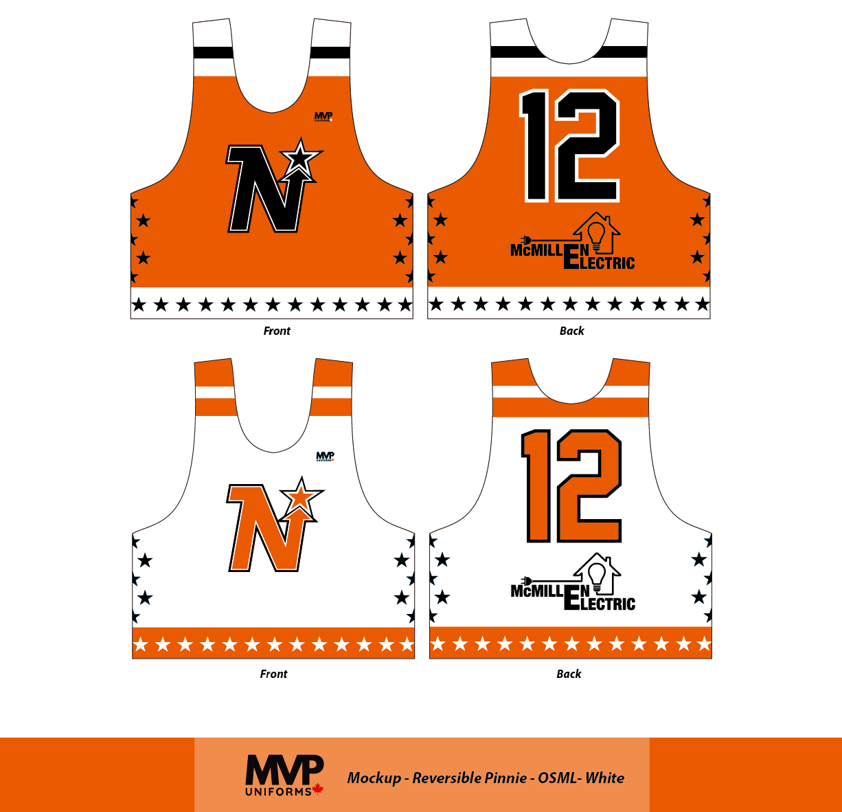 Reversible Lacrosse Pinnie - Youth - OSML