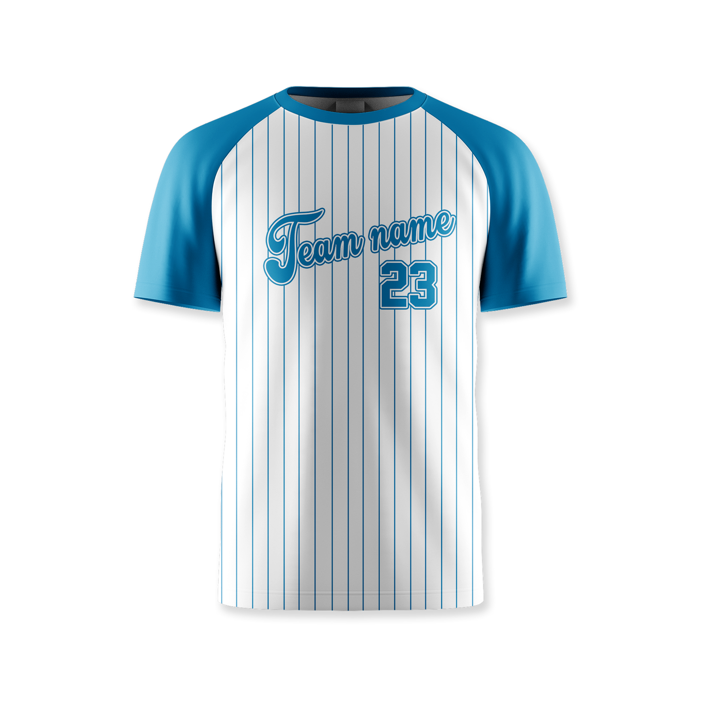 Athletic Top - Short Sleeve - Pinstripes